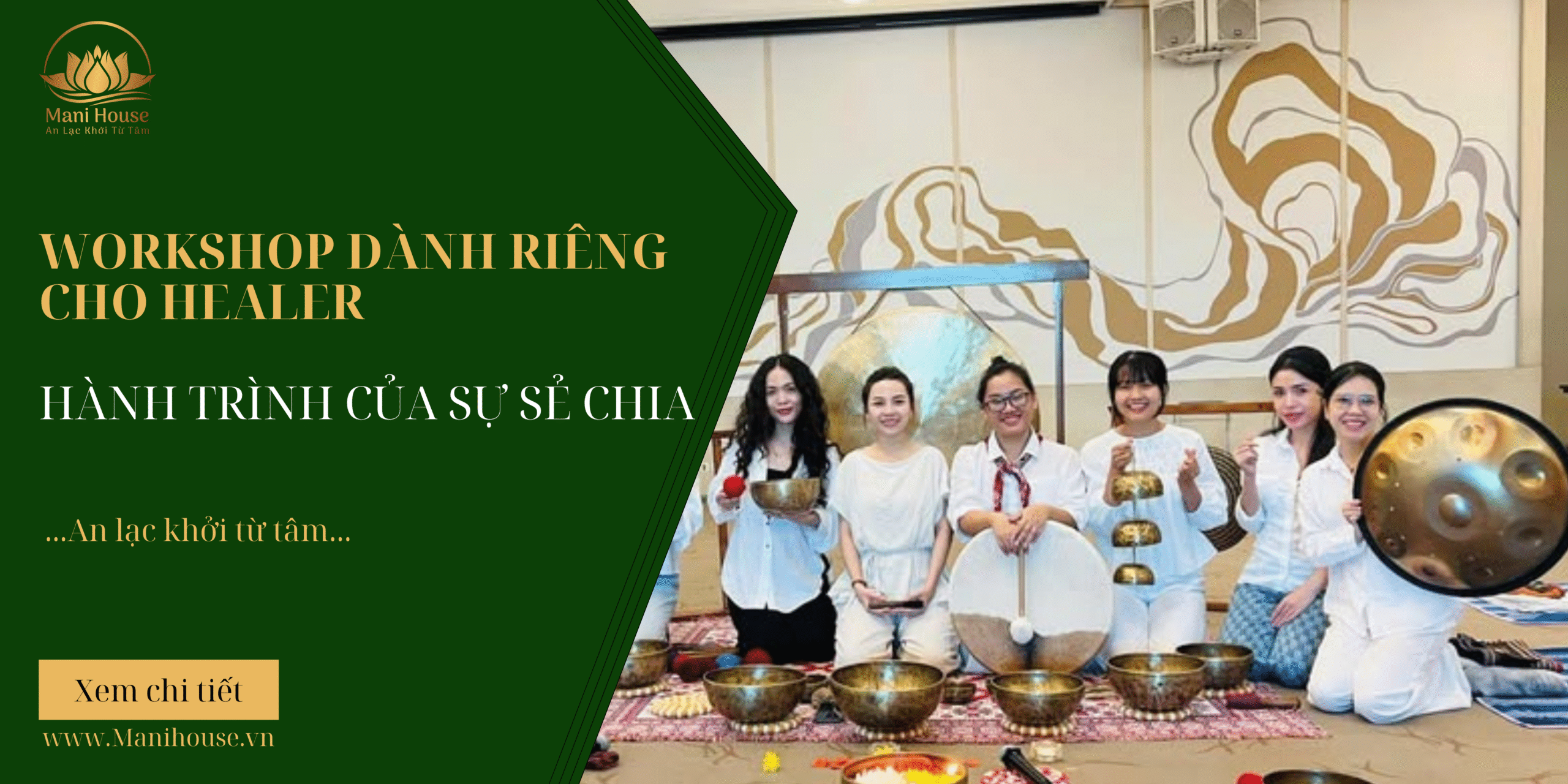 WORKSHOP DÀNH RIÊNG CHO HEALER – HÀNH TRÌNH CỦA SỰ SẺ CHIA